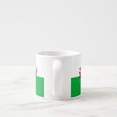Welsh dragon flag espresso kop (Achterkant)