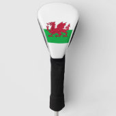 Welsh dragon flag golfheadcover (Voorkant)