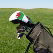 Welsh dragon flag golfheadcover (Insitu)