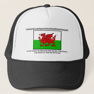 Welsh Dragon Flag Llanfairpwllgwyngyll Trucker Pet