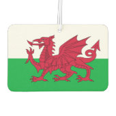 Welsh dragon flag luchtverfrisser (Achterkant)