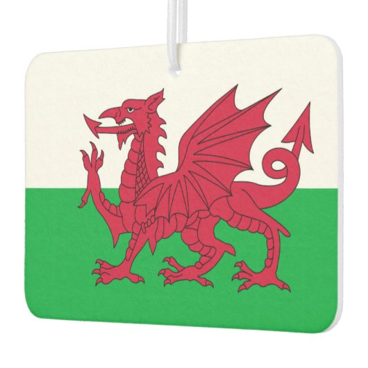 Welsh dragon flag luchtverfrisser (Links)