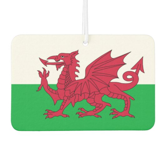 Welsh dragon flag luchtverfrisser (Voorkant)