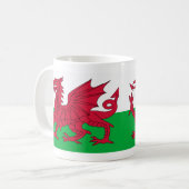 Welsh dragon flag mok (Voorkant links)