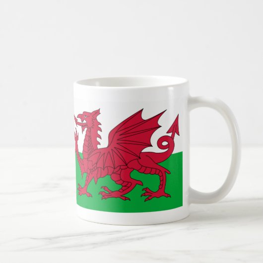 Welsh dragon flag mok (Rechts)