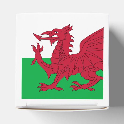 Welsh Dragon ~ Flag of Wales Bedankdoosjes (Bovenkant)
