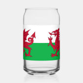 Welsh Dragon ~ Flag of Wales Blikvorm Glas (Rechts)
