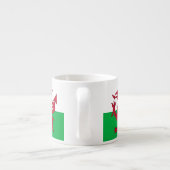 Welsh Dragon ~ Flag of Wales Espresso Kop (Achterkant)