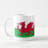 Welsh Dragon ~ Flag of Wales Koffiemok (Links)