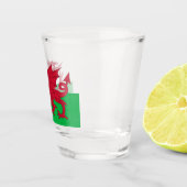 Welsh Dragon ~ Flag of Wales Shot Glas (Rechts)