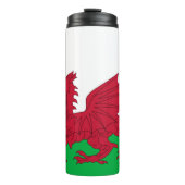 Welsh Dragon ~ Flag of Wales Thermosbeker (Voorkant)