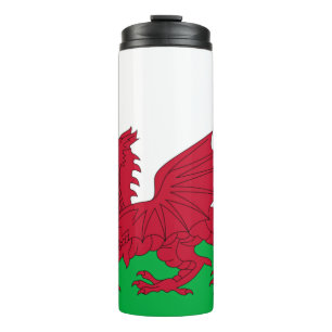 Welsh Dragon ~ Flag of Wales Thermosbeker