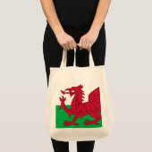 Welsh Dragon ~ Flag of Wales Tote Bag (Voorkant (product))