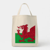 Welsh Dragon ~ Flag of Wales Tote Bag (Achterkant)