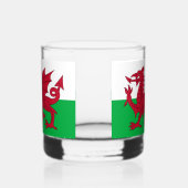 Welsh Dragon ~ Flag of Wales Whisky Glas (Links)