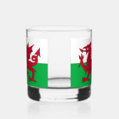 Welsh Dragon ~ Flag of Wales Whisky Glas (Rechts)