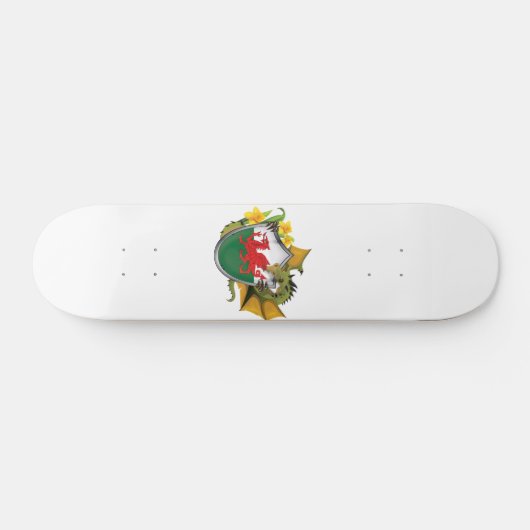 Welsh Dragon Flag Persoonlijk Skateboard (Horizontaal)