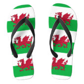 Welsh dragon flag teenslippers (Voetbed)