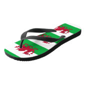 Welsh dragon flag teenslippers (Schuin)
