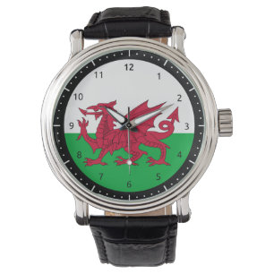 Welsh dragon flag watch horloge