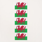 Welsh dragon flag yogamat (Voorkant)