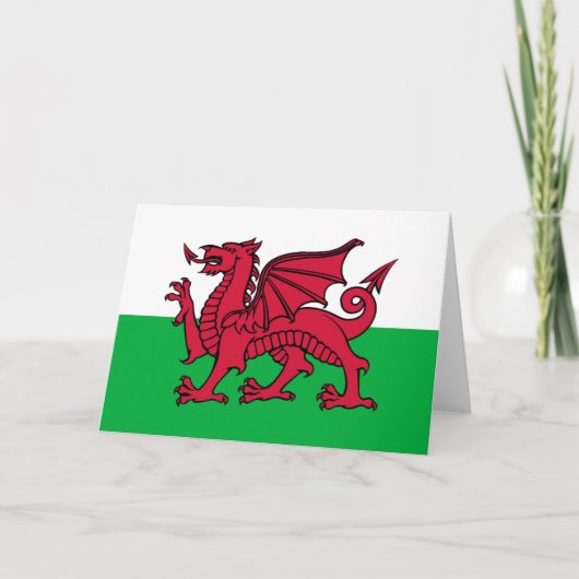 Welsh Dragon Kaart (Voorkant)