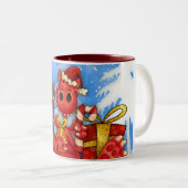 Welsh Dragon kerstMok - Welsh Mok (Voorkant rechts)