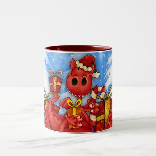 Welsh Dragon kerstMok - Welsh Mok (Center)
