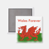 Welsh Dragon Magnet (Voorkant / Achterkant)