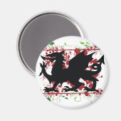 Welsh Dragon Magneten (Voorkant / Achterkant)