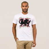 Welsh Dragon Mannen Bella Canvas T-Shirt (Voorkant volledig)