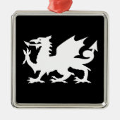 Welsh Dragon Metalen Ornament (Voorkant)
