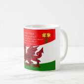 Welsh dragon Mok met gedicht van Brian Harris (Voorkant rechts)