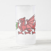 Welsh Dragon Monogram Matglas Bierpul (Center)