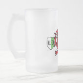 Welsh Dragon Monogram Matglas Bierpul (Links)