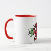 Welsh Dragon Monogram Mok (Links)