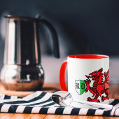 Welsh Dragon Monogram Mok