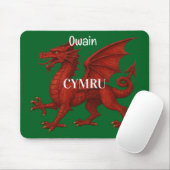   Welsh dragon Mousepad Muismat (Met muis)