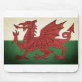 Welsh Dragon mousepad Muismat (Voorkant)