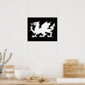 Welsh Dragon Poster (Keuken)
