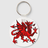 Welsh dragon sleutelhanger (Voorkant)