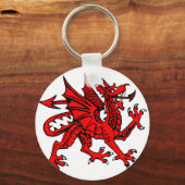 Welsh dragon sleutelhanger (Voorkant)