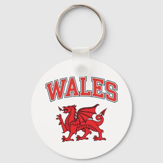 Welsh Dragon Sleutelhanger (Voorkant)