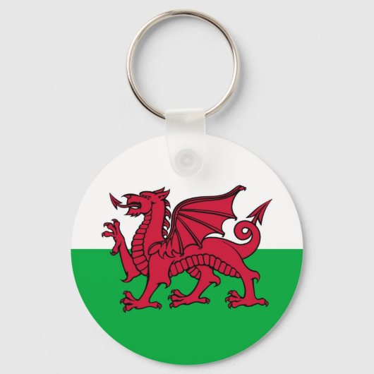 Welsh Dragon Sleutelhanger (Voorkant)