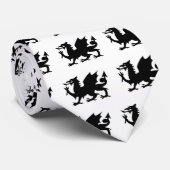 Welsh Dragon Stropdas (Opgerold)