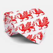 Welsh Dragon Stropdas (Opgerold)