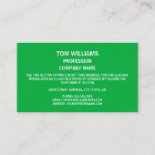 Welsh Dragon Symbol Design, Wales Visitekaartje (Achterkant)