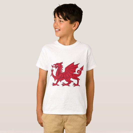 Welsh Dragon T-shirt (Voorkant volledig)