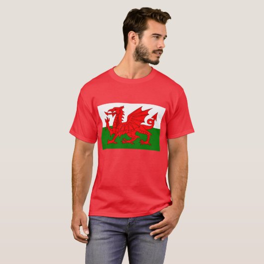 Welsh Dragon T-shirt (Voorkant volledig)