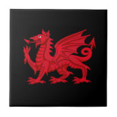 Welsh Dragon Tegeltje (Voorkant)